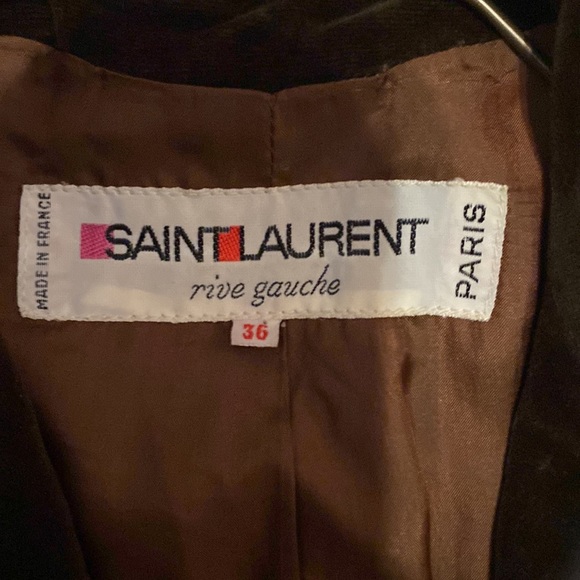 Beautiful Vintage Saint Laurent Rive Gauche Coat - Picture 2 of 8